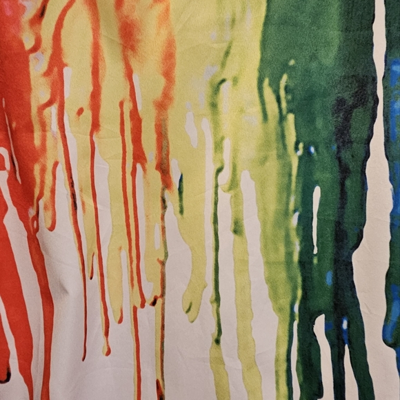 Ding Ge Fu Shi paint drip button up shirt size XL - Picture 10 of 13